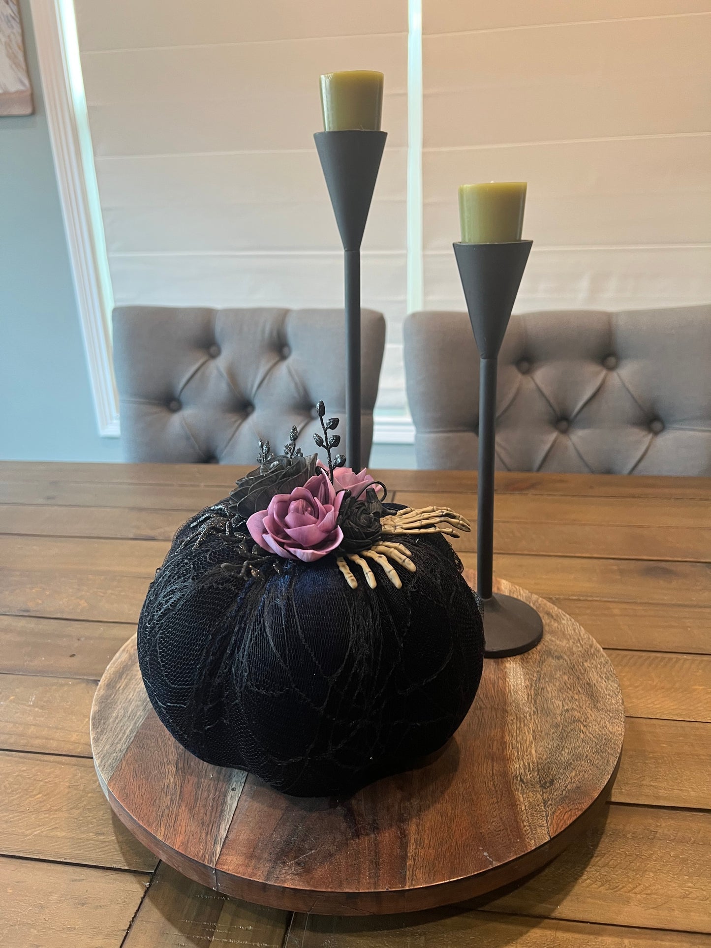 Halloween Pumpkin Floral Decorations