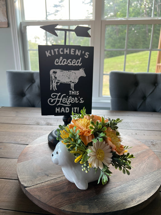 Sea Lion  yellow flowers